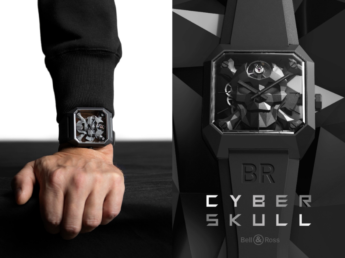 Bell & Ross BR 01 Cyber Skull (Ref. BR01-CSK-CE/SRB)