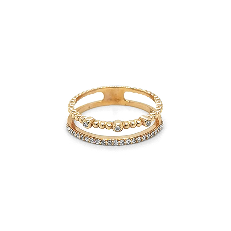 Zlatý Prsten s Diamanty