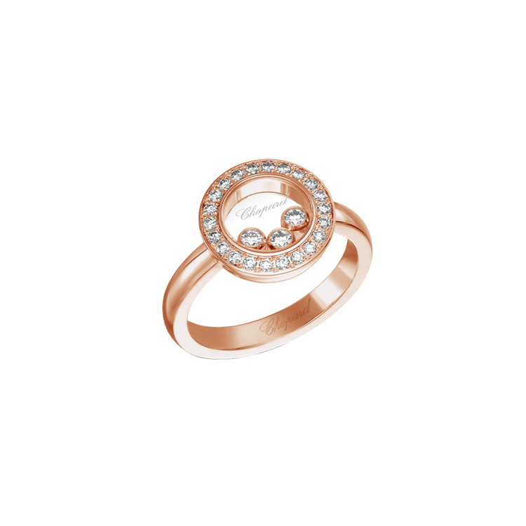 Zlatý Prsten Chopard Happy Diamonds 82A018-5210