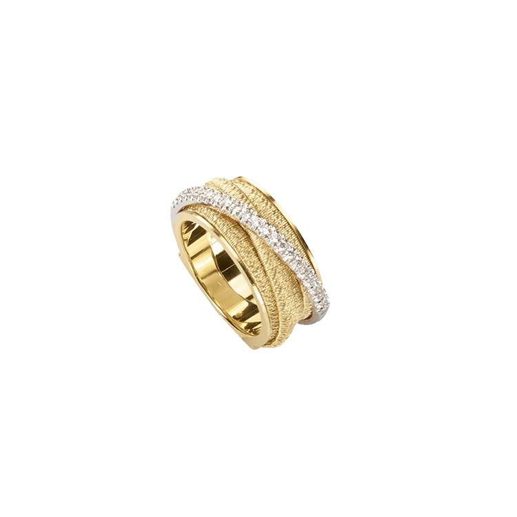 Zlatý Prsten s Diamanty Marco Bicego Cairo