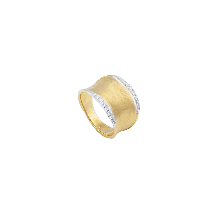 Zlatý Prsten s Diamanty Marco Bicego Lunaria AB550-B-YW